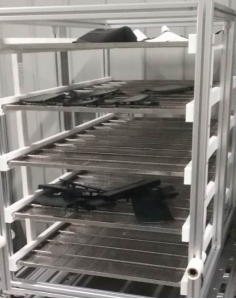 塑料件放置托架-球速等离子清洗机