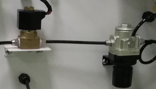未装过滤器的破真空气路-球速等离子清洗机