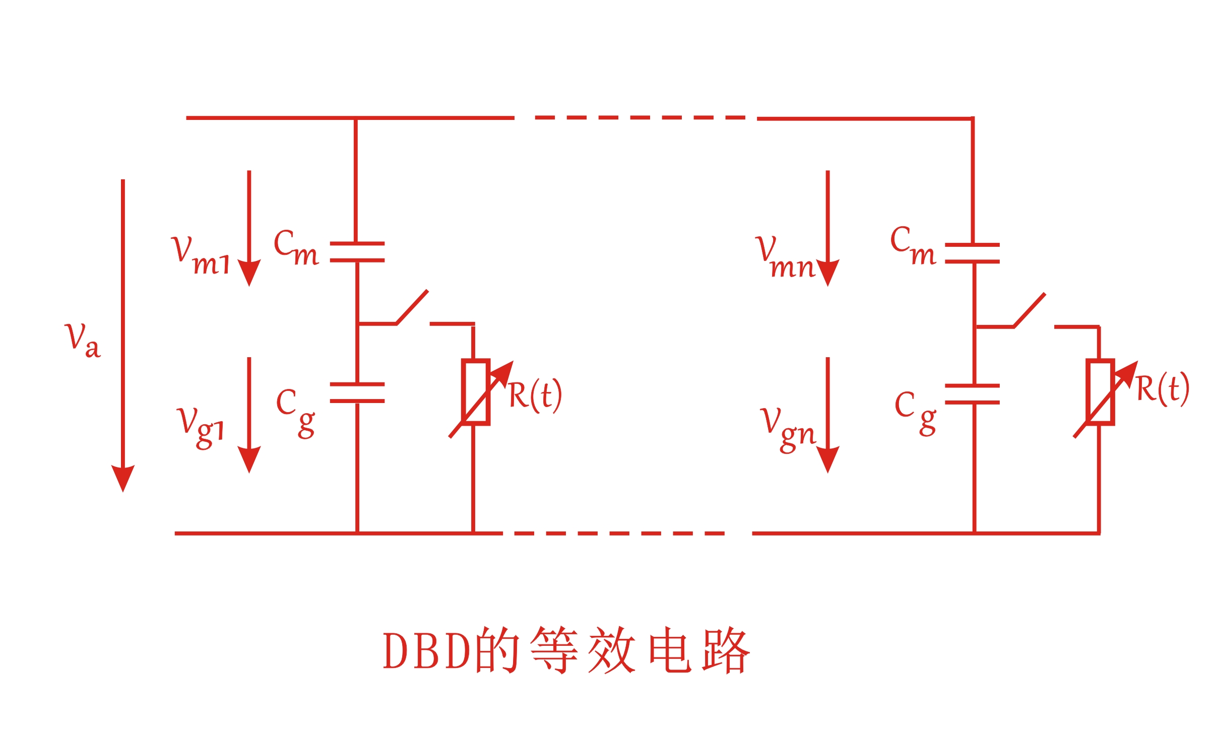 大气DBD等离子清洗机等效电路图-球速等离子表面处理