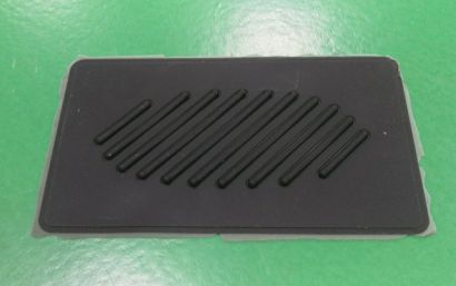 灰色硅胶材料产品-球速等离子表面处理